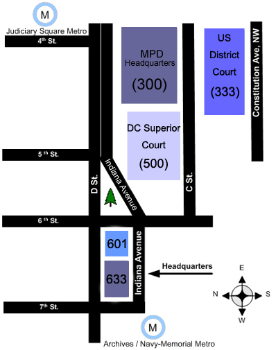 PSA Location Map